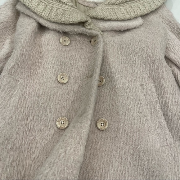 Scervino Street Stylish Double-Breasted Coat with Knit Collar - Picture 9 of 16